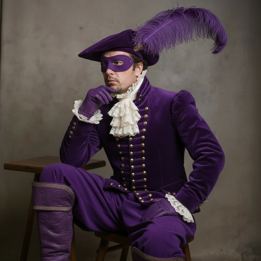 T. Allen McQuary as the Purple Knight